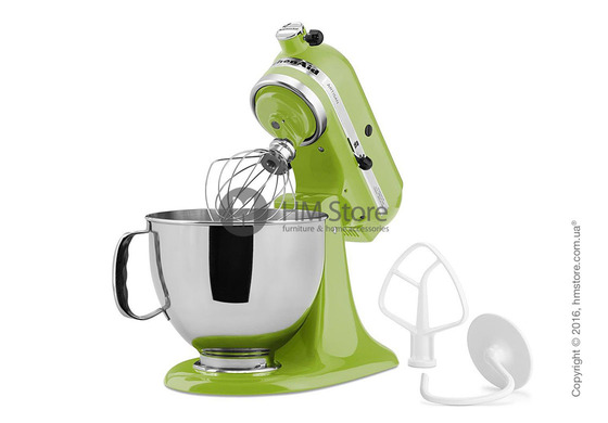 Планетарный миксер KitchenAid Artisan Series 5-Quart Tilt-Head Stand Mixer Plus Bowl 4.8 л, Green Apple. Купить
