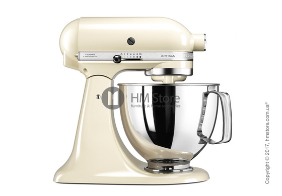 Планетарный миксер KitchenAid Artisan Series 5-Quart Tilt-Head Stand Mixer 4.8 л, Almond Cream. Купить