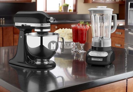 Планетарный миксер KitchenAid Artisan Series 5-Quart Tilt-Head Stand Mixer 4.8 л, Onyx Black. Купить