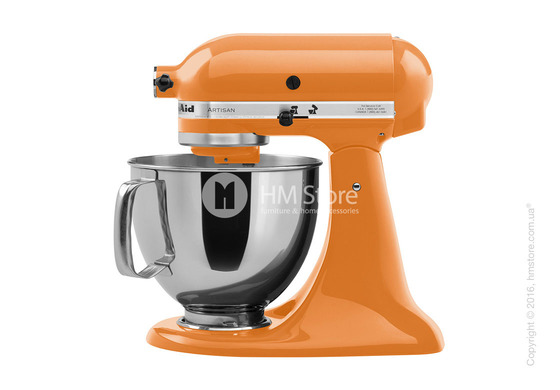 Планетарный миксер KitchenAid Artisan Series 5-Quart Tilt-Head Stand Mixer Plus Bowl 4.8 л, Tangerine. Купить