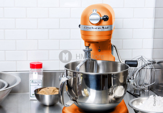 Планетарный миксер KitchenAid Artisan Series 5-Quart Tilt-Head Stand Mixer Plus Bowl 4.8 л, Tangerine. Купить