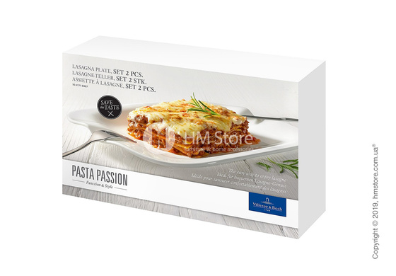 Набор тарелок для лазаньи Villeroy & Boch коллекция Pasta Passion, 2 предмета