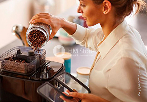 Кофеварка Philips Grind & Brew Coffee maker, Black and Stainless Steel