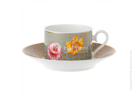 Чашка для чая с блюдцем Villeroy & Boch коллекция Aureus 200 мл, 2 предмета