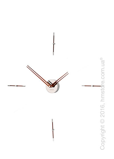Часы настенные Nomon Mini Merlin 4 N Wall Clock, Walnut