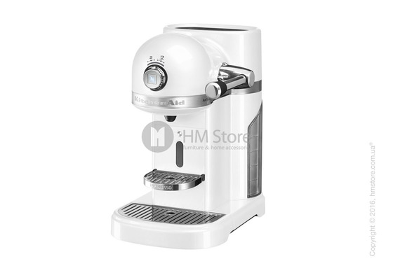 Кофеварка капсульная KitchenAid Artisan Nespresso, Frosted Pearl White. Купить Кофеварка капсульная KitchenAid Artisan Nespresso, Frosted Pearl White. Купить