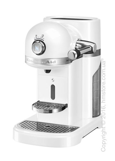 Кофеварка капсульная KitchenAid Artisan Nespresso, Frosted Pearl White. Купить