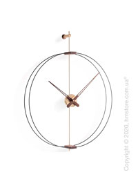 Часы настенные Nomon Mini Barcelona Wall Clock, Walnut