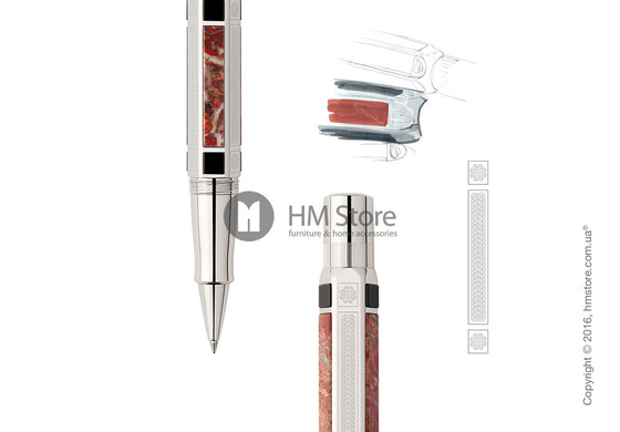 Ручка роллер Graf von Faber-Castell серия Pen of The Year, коллекция 2014 Platinum