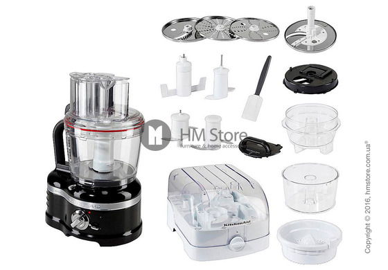Кухонный комбайн KitchenAid Artisan Pro Line® Series 16-Cup Food Processor 4.0 л, Onyx Black. Купить