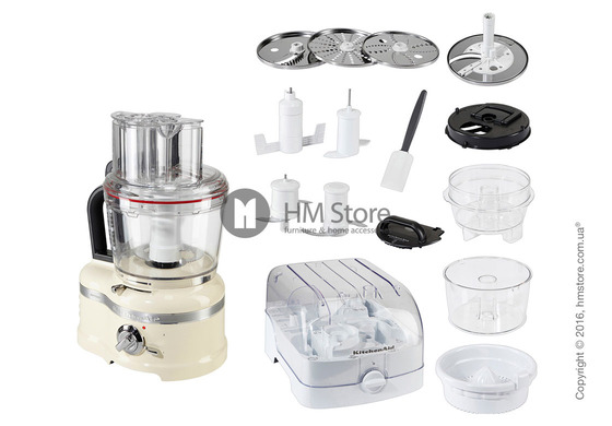 Кухонный комбайн KitchenAid Artisan Pro Line® Series 16-Cup Food Processor 4.0 л, Almond Cream. Купить