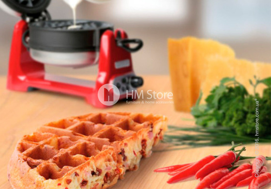 Вафельница KitchenAid Artisan Waffle Baker, Medallion Silver