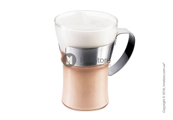 Набор чашек со стальной ручкой Bodum Assam 350 мл на 2 персоны