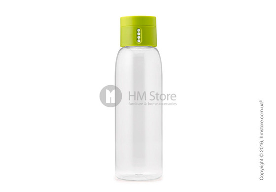 Бутылка для воды Joseph Joseph Dot with Hydration Counting Lid, Green 600 мл