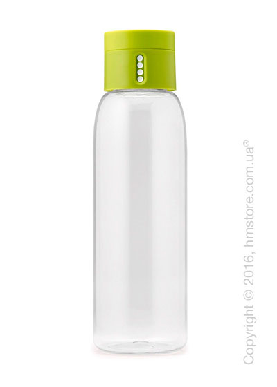 Бутылка для воды Joseph Joseph Dot with Hydration Counting Lid, Green 600 мл