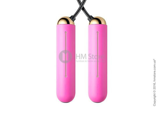 Умная скакалка Tangram Smart Rope, S size, Gold + силиконовые накладки Pink Soft Grip Умная скакалка Tangram Smart Rope, S size, Gold + силиконовые накладки Pink Soft Grip