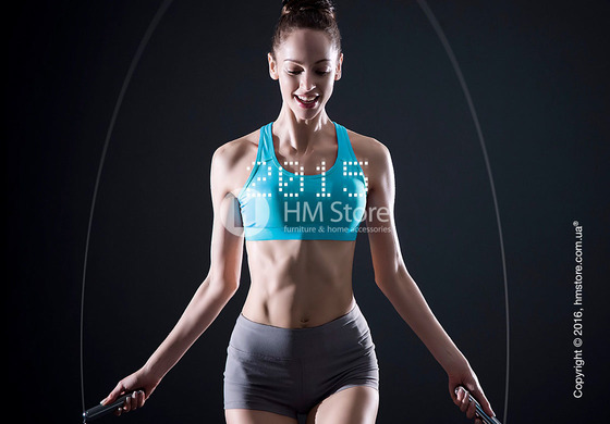 Умная скакалка Tangram Smart Rope, XS size, Chrome + силиконовые накладки Green Soft Grip