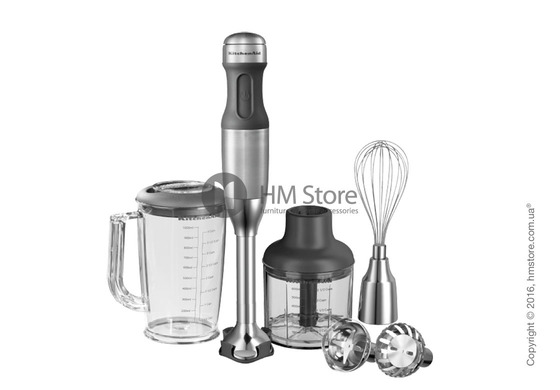 Блендер погружной KitchenAid Stabmixer Handblender, Brushed Stainless Steel