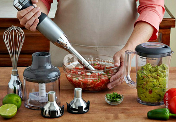 Блендер погружной KitchenAid Stabmixer Handblender, Brushed Stainless Steel