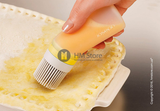 Силиконовая кисть для выпечки с емкостью Joseph Joseph Glaze Refillable Silicone Pastry Brush, White