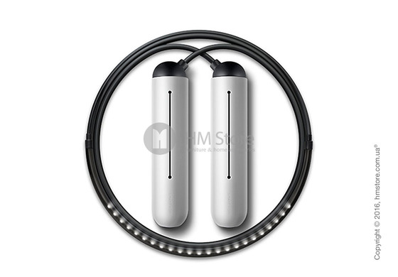 Умная скакалка Tangram Smart Rope, XL size, Black + силиконовые накладки Neutral Soft Grip