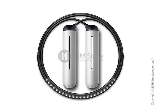 Умная скакалка Tangram Smart Rope, XS size, Black + силиконовые накладки Neutral Soft Grip