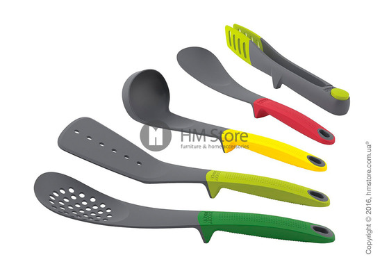 Набор кухонного инвентаря Joseph Joseph Elevate Utensils Gift Set with Tongs, Multi Colour Набор кухонного инвентаря Joseph Joseph Elevate Utensils Gift Set with Tongs, Multi Colour