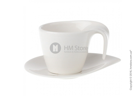 Чашка с блюдцем Villeroy & Boch коллекция Flow, 2 предмета