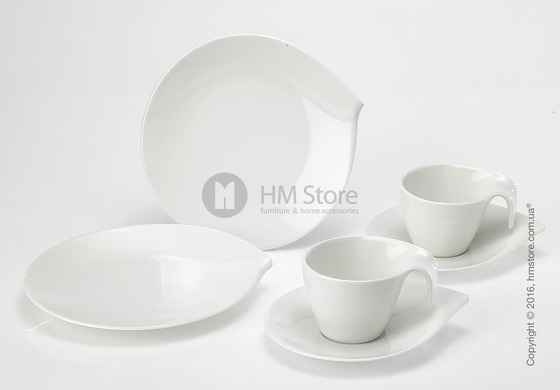 Чашка с блюдцем Villeroy & Boch коллекция Flow, 2 предмета