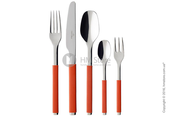 Набор столовых приборов Villeroy & Boch коллекция S+ Chili на 1 персону, 5 предметов Набор столовых приборов Villeroy & Boch коллекция S+ Chili на 1 персону, 5 предметов