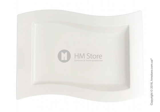 Тарелка столовая мелкая Villeroy & Boch коллекция New Wave, 33x24 см