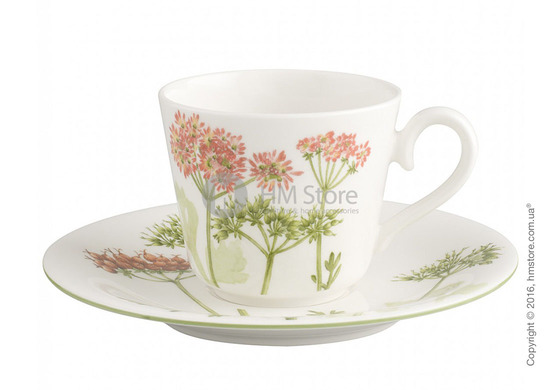 Чашка с блюдцем Villeroy & Boch коллекция Althea Nova 200 мл, 2 предмета