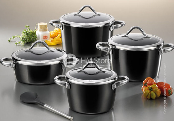 Набор кастрюль Silit коллекция Vitaliano Nero, 4 предмета