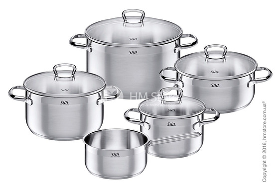 Набор кастрюль Silit коллекция Toskana, 5 предметов