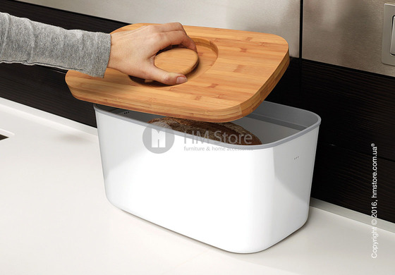 Хлебница Joseph Joseph Steel Bread Bin, Black