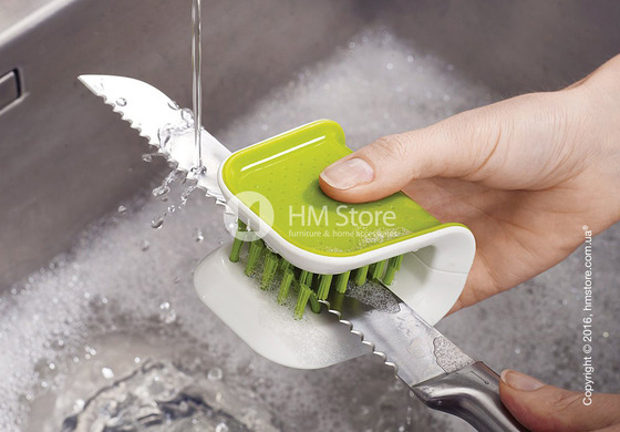Щетка кухонная Joseph Joseph Blade Brush Knife Cleaner, Green Щетка кухонная Joseph Joseph Blade Brush Knife Cleaner, Green