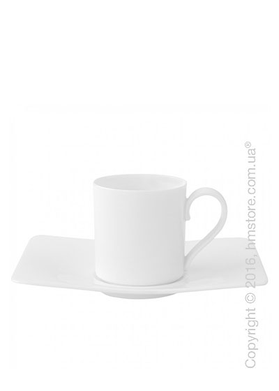 Чашка для эспрессо с блюдцем Villeroy & Boch коллекция Modern Grace 80 мл, 2 предмета