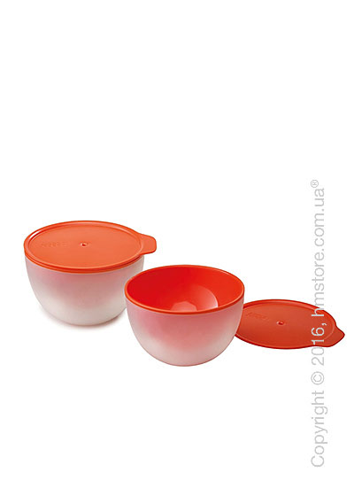 Набор емкостей для микроволновки Joseph Joseph M-Cuisine Cool-Touch Bowls, Orange
