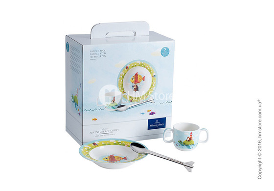 Набор детской посуды Villeroy & Boch коллекция Chewy around the world, 3 предмета