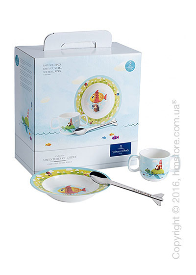 Набор детской посуды Villeroy & Boch коллекция Chewy around the world, 3 предмета