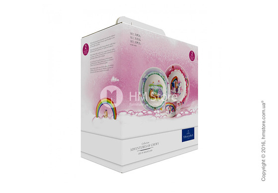 Набор детской посуды Villeroy & Boch коллекция Lily in Magicland, 3 предмета