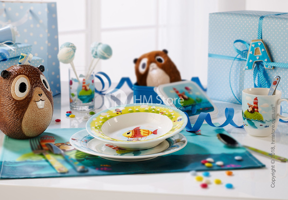 Набор детской посуды Villeroy & Boch коллекция Chewy around the world, 7 предметов Набор детской посуды Villeroy & Boch коллекция Chewy around the world, 7 предметов