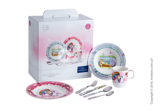 Набор детской посуды Villeroy & Boch коллекция Lily in Magicland, 7 предметов