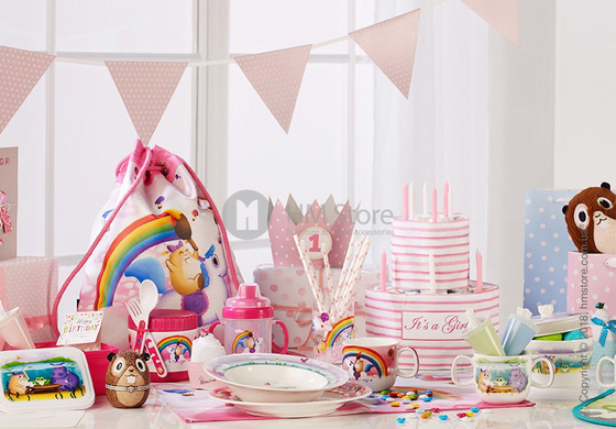 Набор детской посуды Villeroy & Boch коллекция Lily in Magicland, 7 предметов