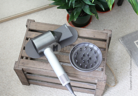 Фен Dyson Supersonic, White and Silver