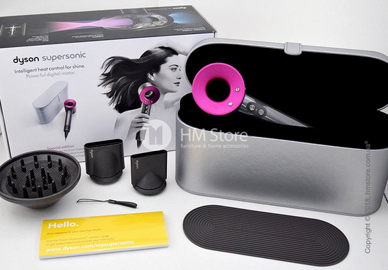 Фен Dyson Supersonic Limited Edition with Case, Fucsia and Iron