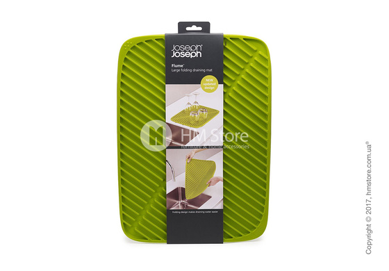 Сушка для посуды Joseph Joseph Flume Folding Draining Mat Large, Green