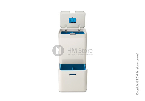Универсальный контейнер для сортировки мусора Joseph Joseph Intelligent Waste Totem 58 л, Stone