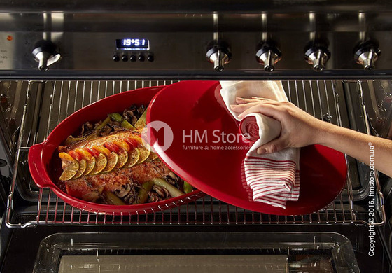 Форма для выпечки керамическая Emile Henry Plat A Papillote, Burgundy