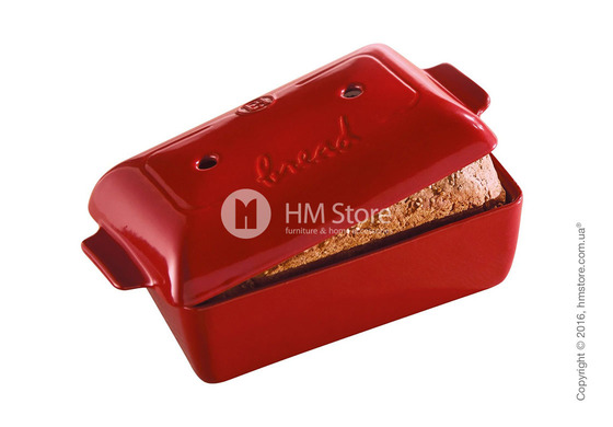 Форма для выпечки хлеба керамическая Emile Henry Bread Loaf Baker Specialized Cooking, Burgundy